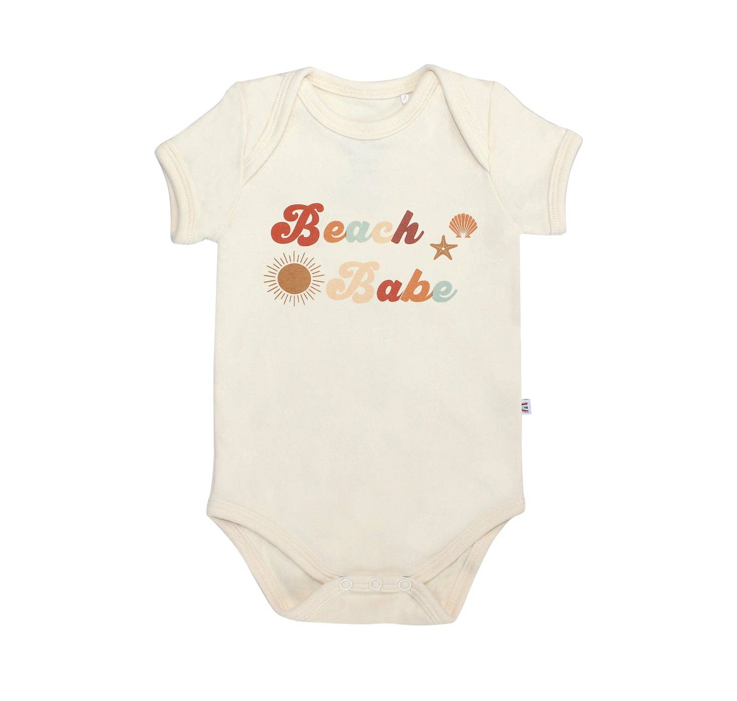 Image of Beach Babe Summer Cotton Baby Onesie